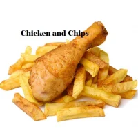 1 Piece Chicken & Chips